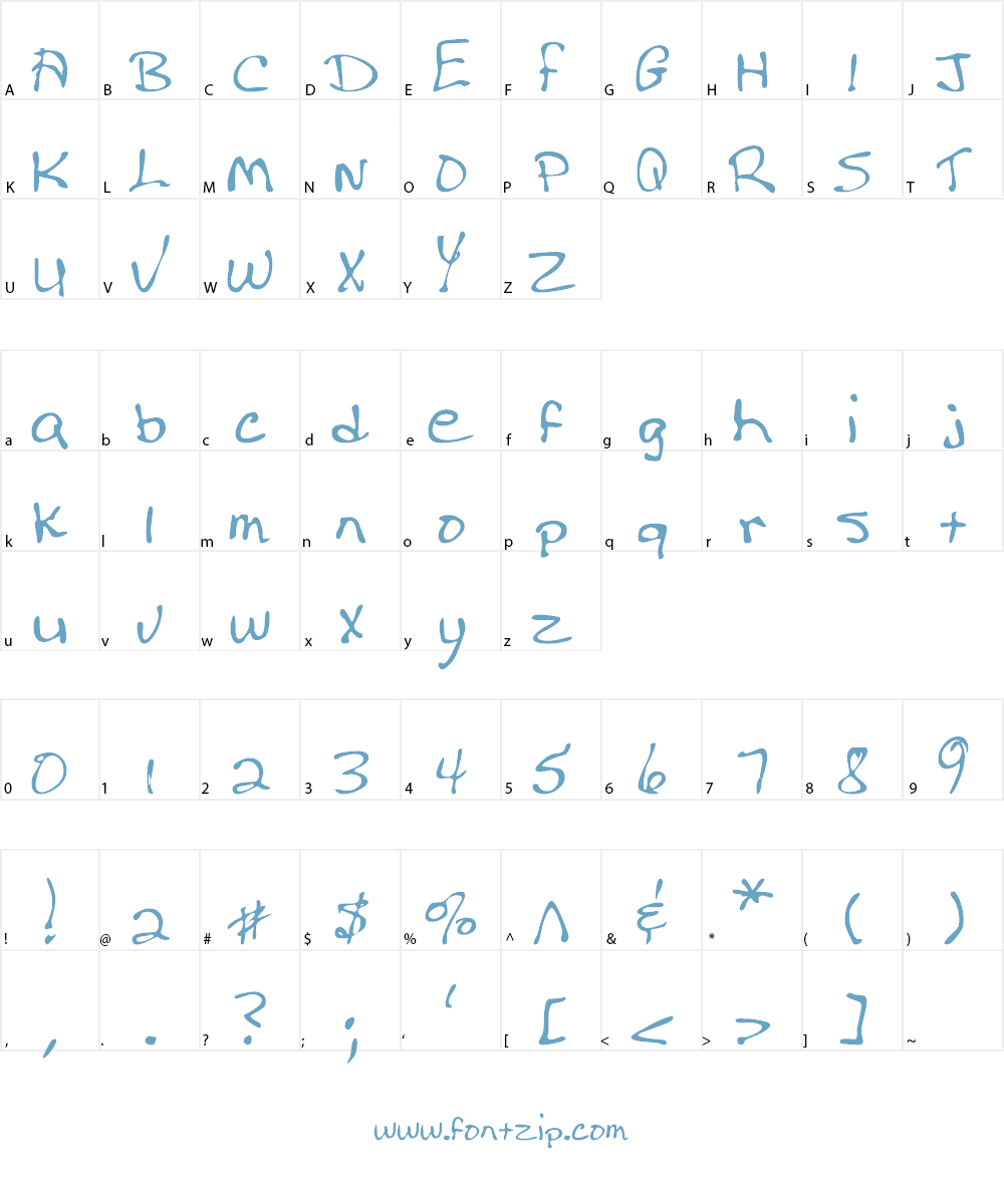 MTF Donna Font Character